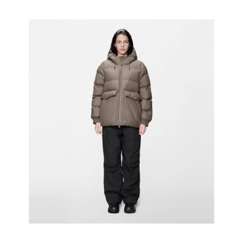 Rains Chaqueta Alta A-Line Puffer 16980