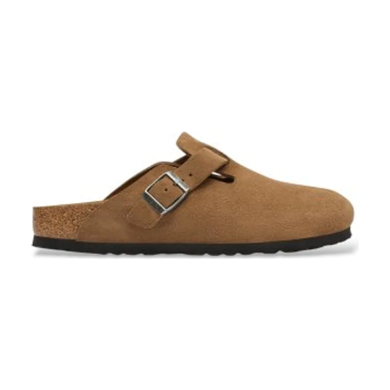 Birkenstock Zuecos de Piel Boston (Ajuste Estrecho) 1032795