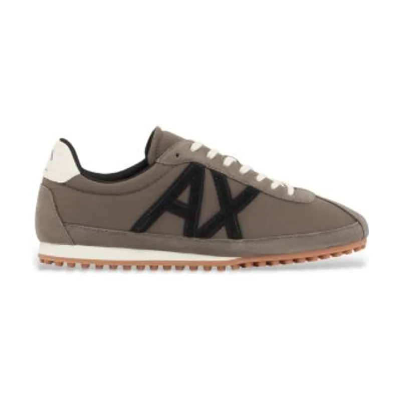 A|X Armani Exchange Zapatillas de tejido y ante con suela de goma XM003390AF27477M6463