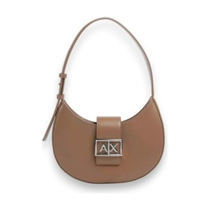 A|X Armani Exchange Bolso de hombro de media luna XW002565AF12039U6186
