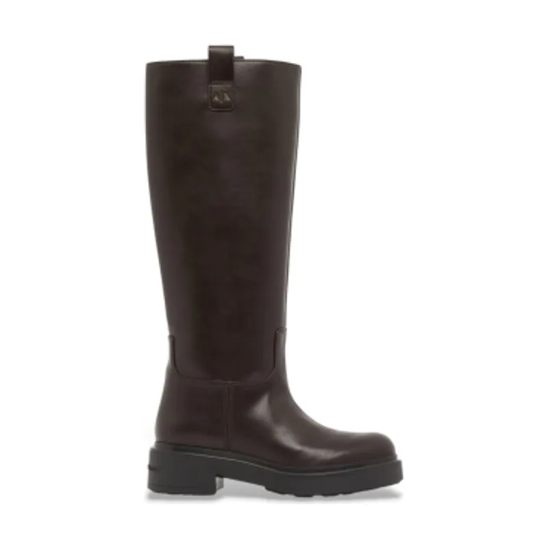 A|X Armani Exchange Botas de caña alta con suela gruesa y tiradores XW003089AF17451U6032