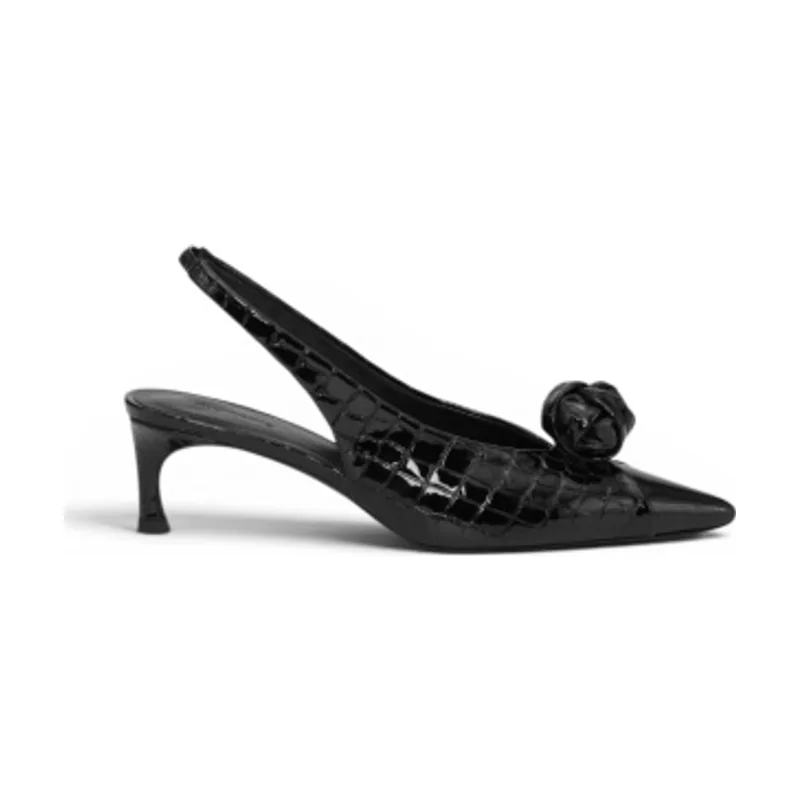 Rotate Zapatos de Piel slingback Knot 116739100