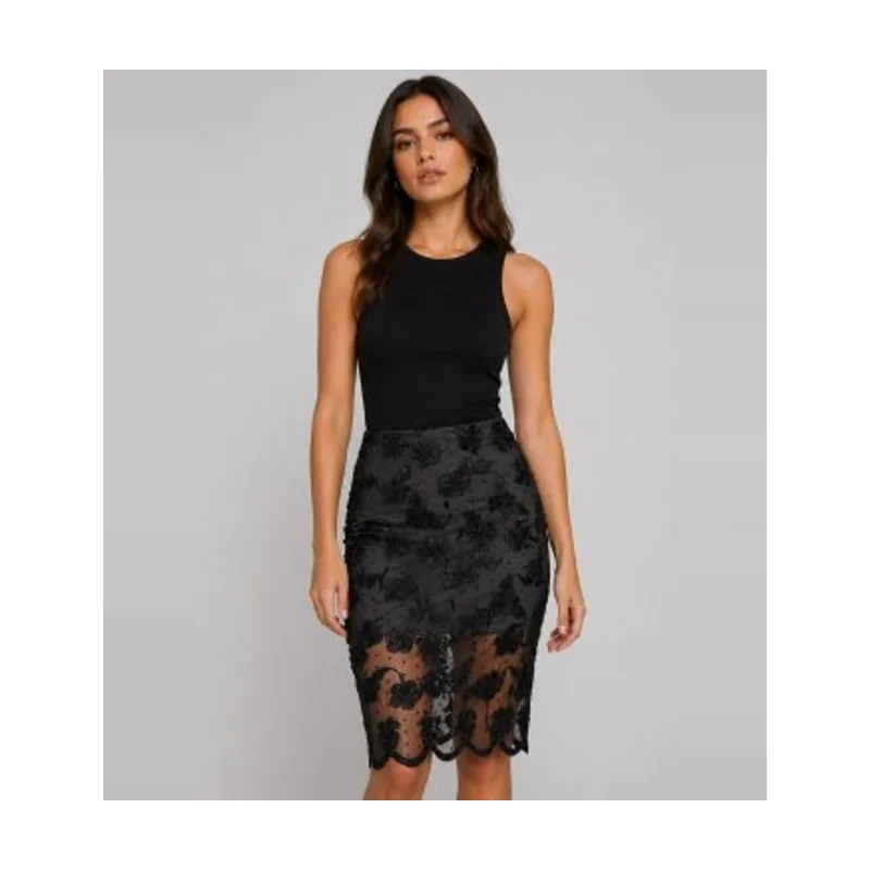 Rotate Falda midi Dula 116656100