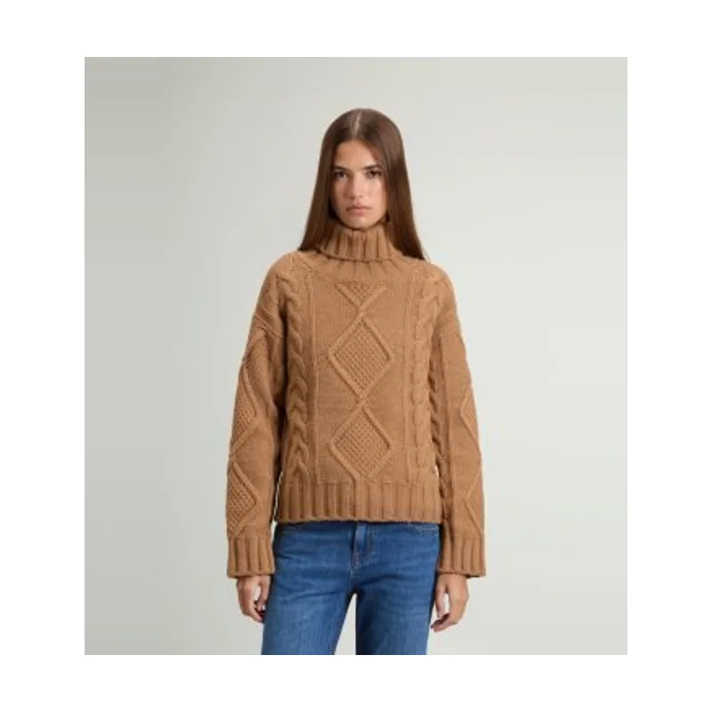 Woolrich Jersey de cuello alto 3GG Aran CFWWKN2061FRUF0706