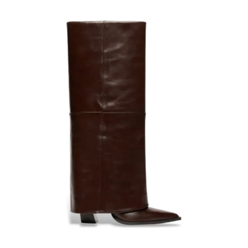 Marella Botas de Piel de caña vuelta Papiro 2623796016200