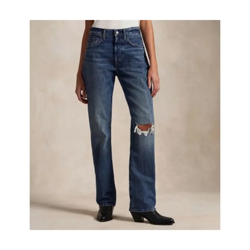 Polo Ralph Lauren Jeans de tiro alto Relaxed Straight Fit 211969401001