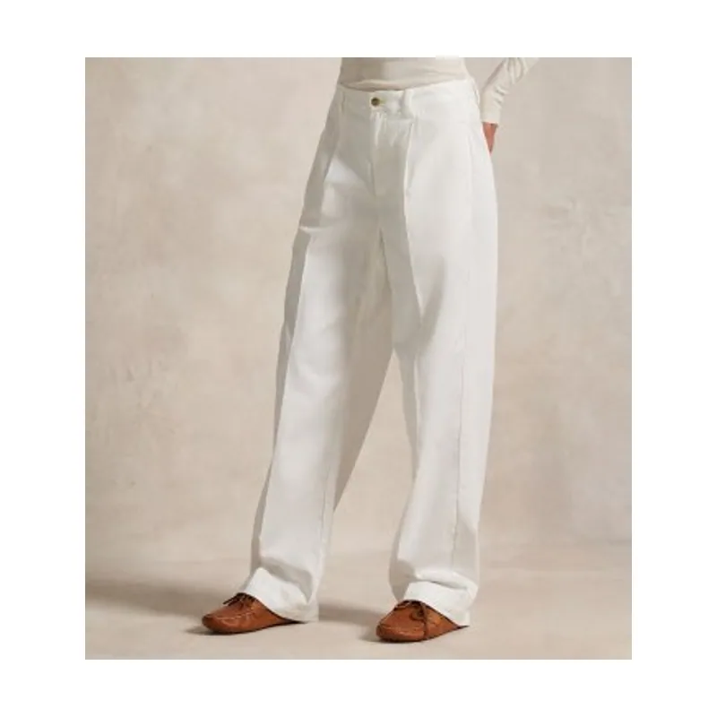 Polo Ralph Lauren Pantalón relajado de algodón con pinzas 211A96676002