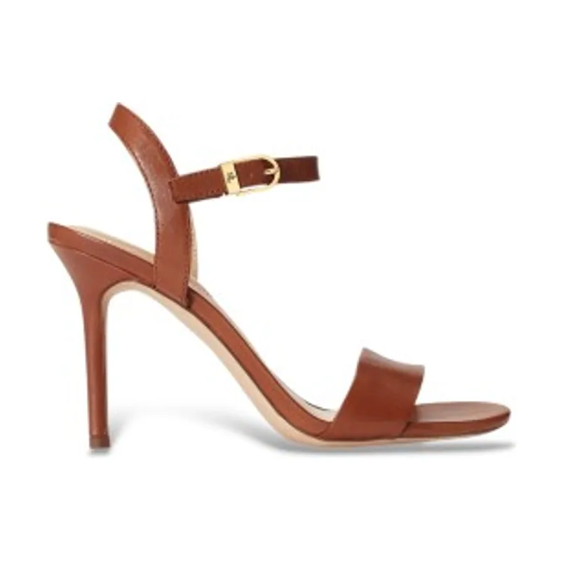 Lauren Ralph Lauren Sandalias Gwen de piel bruñida 802940588002