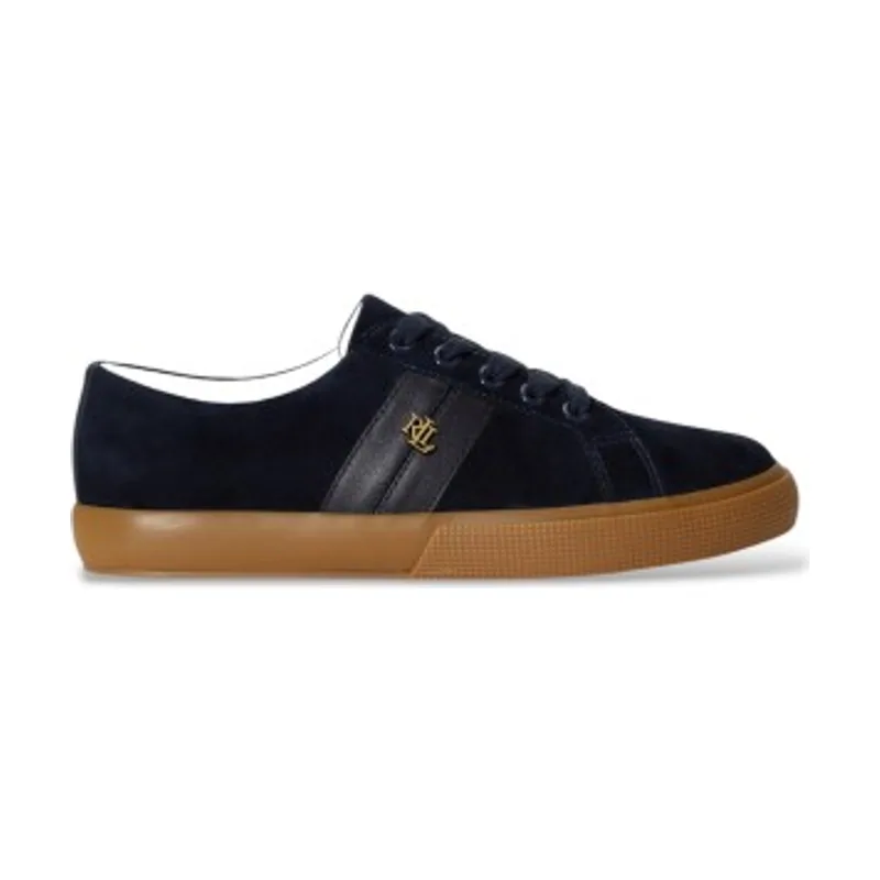 Lauren Ralph Lauren Zapatillas Janson II de ante y piel 802868344009
