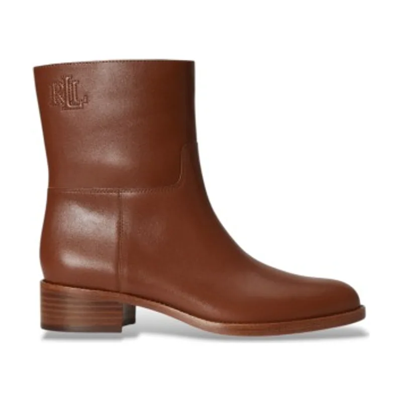 Lauren Ralph Lauren Botines Kyle de piel de becerro 802P15708002