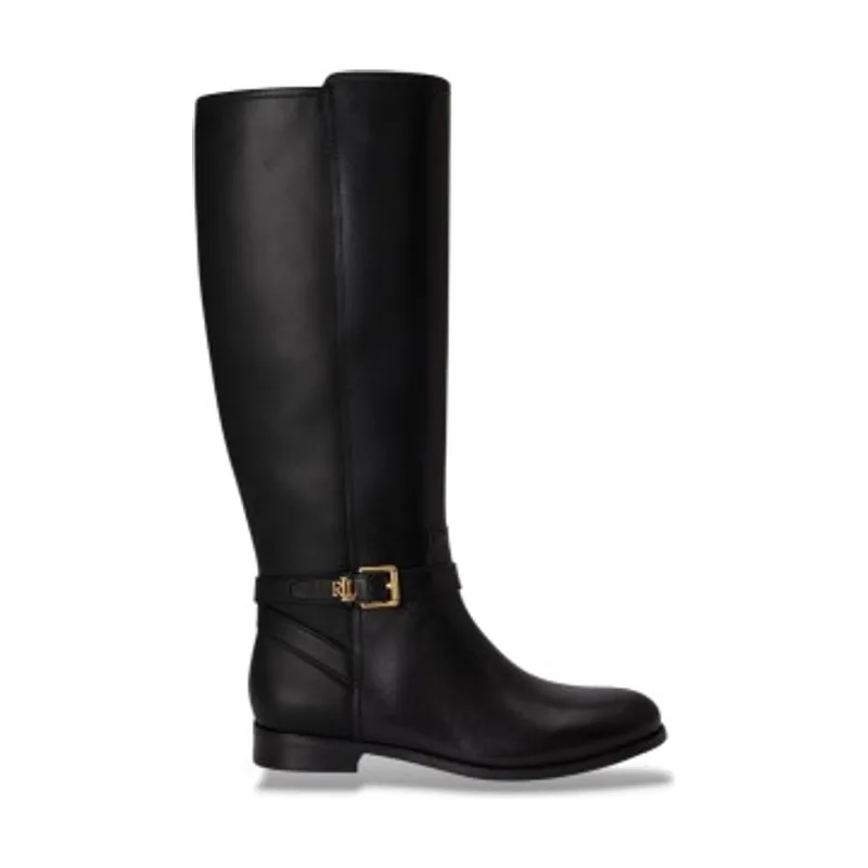 Lauren Ralph Lauren Botas alta Brooke II de piel de becerro 802974383004