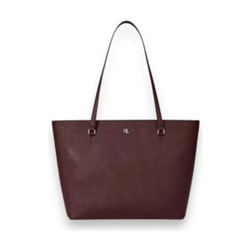 Lauren Ralph Lauren Bolso tote Karly mediano de piel cruzada 431924351026