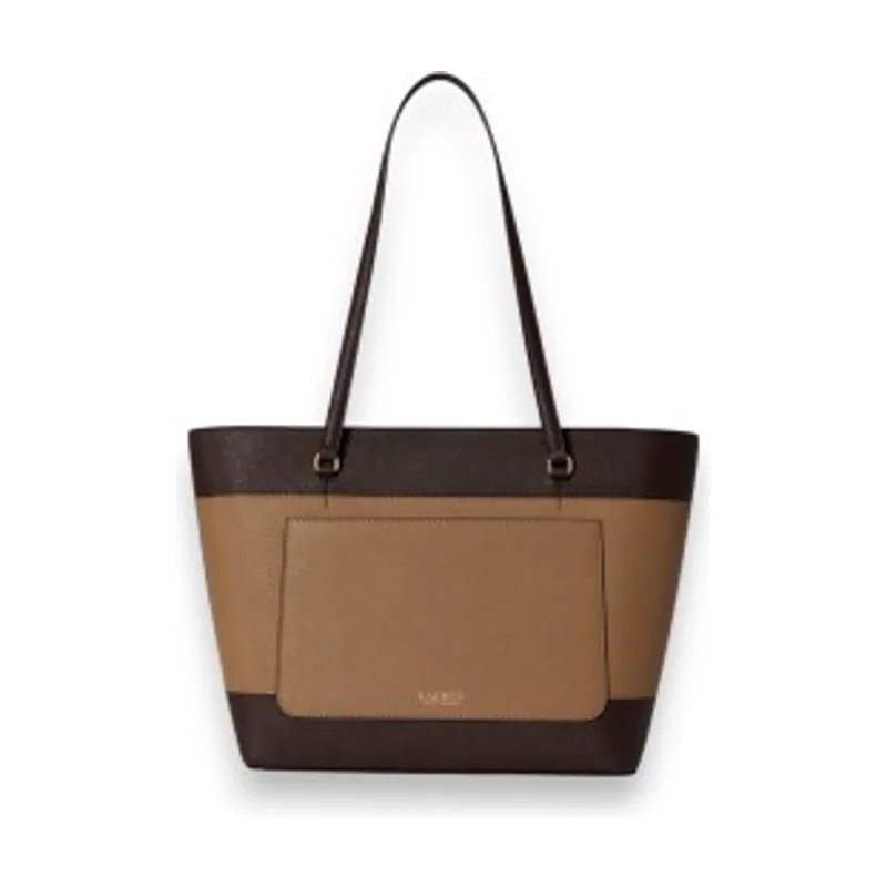 Lauren Ralph Lauren Bolso tote Karly mediano de piel 431934895010