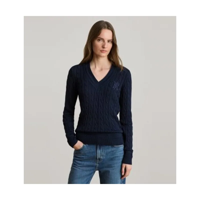 Lauren Ralph Lauren Jersey de críquet en punto de ochos 200888795008