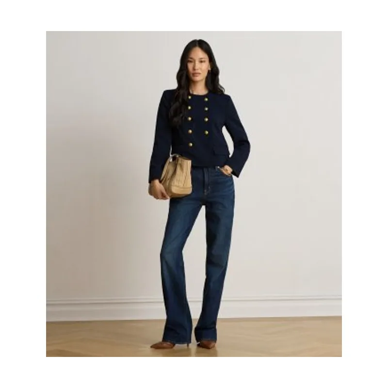 Lauren Ralph Lauren Chaqueta de crepé de doble botonadura 200B24610002