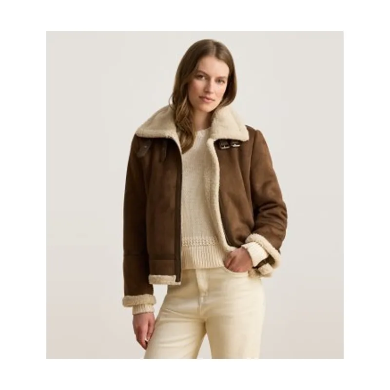 Lauren Ralph Lauren Chaqueta de ante sintético con hebillas 297P04122003