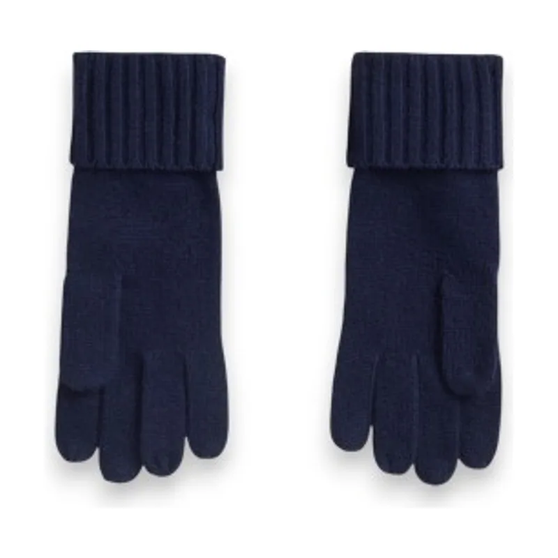 Guantes de punto con botones de escudo 454P04468005