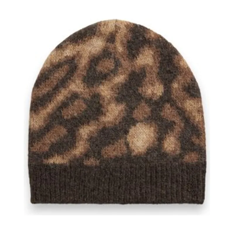 Lauren Ralph Lauren Gorro de punto con motivo de ocelote 454P23532001