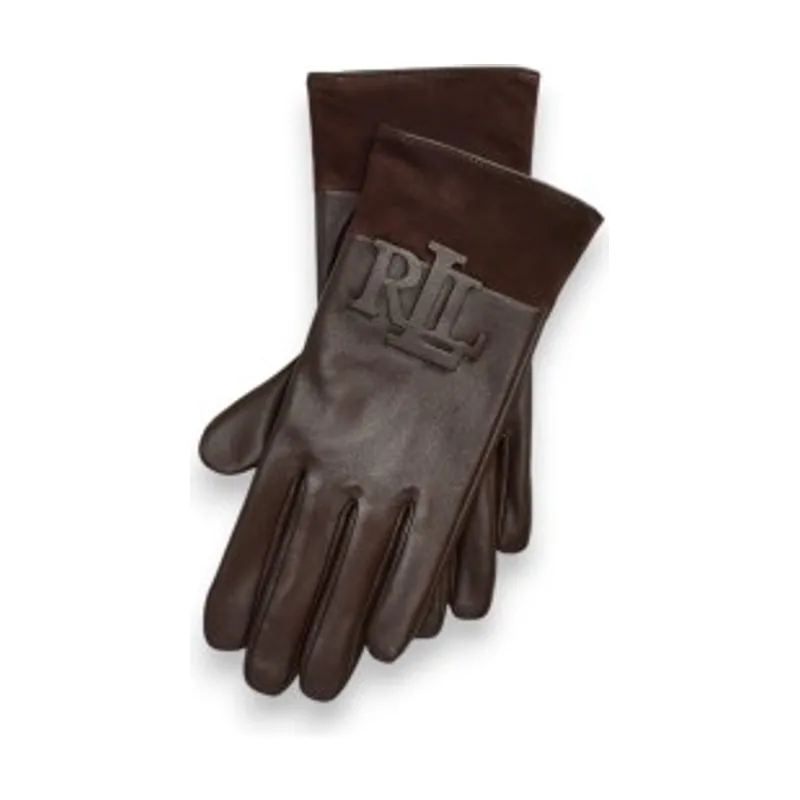 Lauren Ralph Lauren Guantes técnicos de piel de oveja 454P23591002