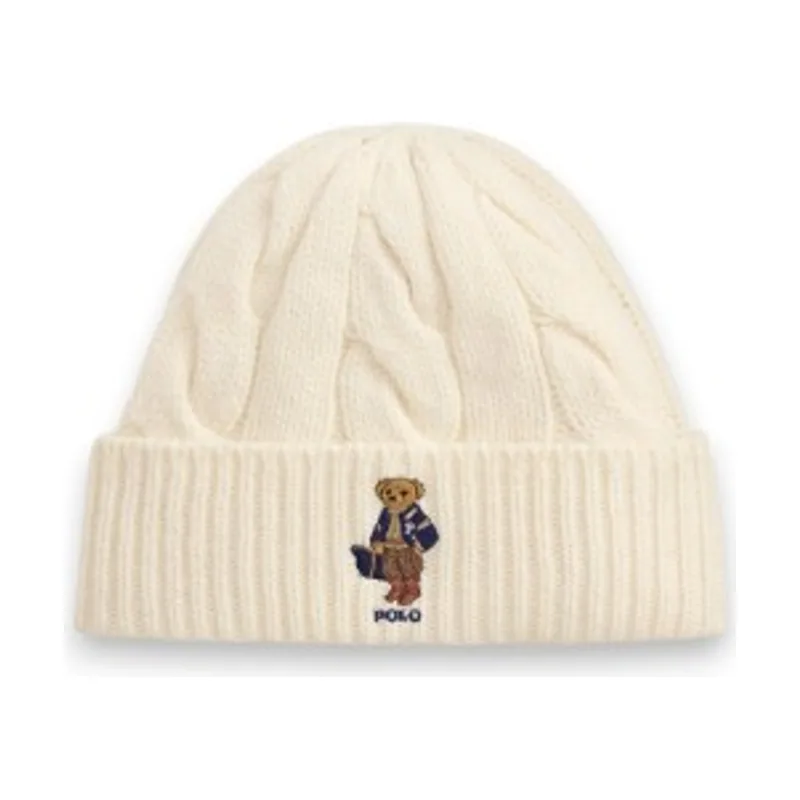 Polo Ralph Lauren Gorro de mezcla de lana con Polo Bear 455P18118003