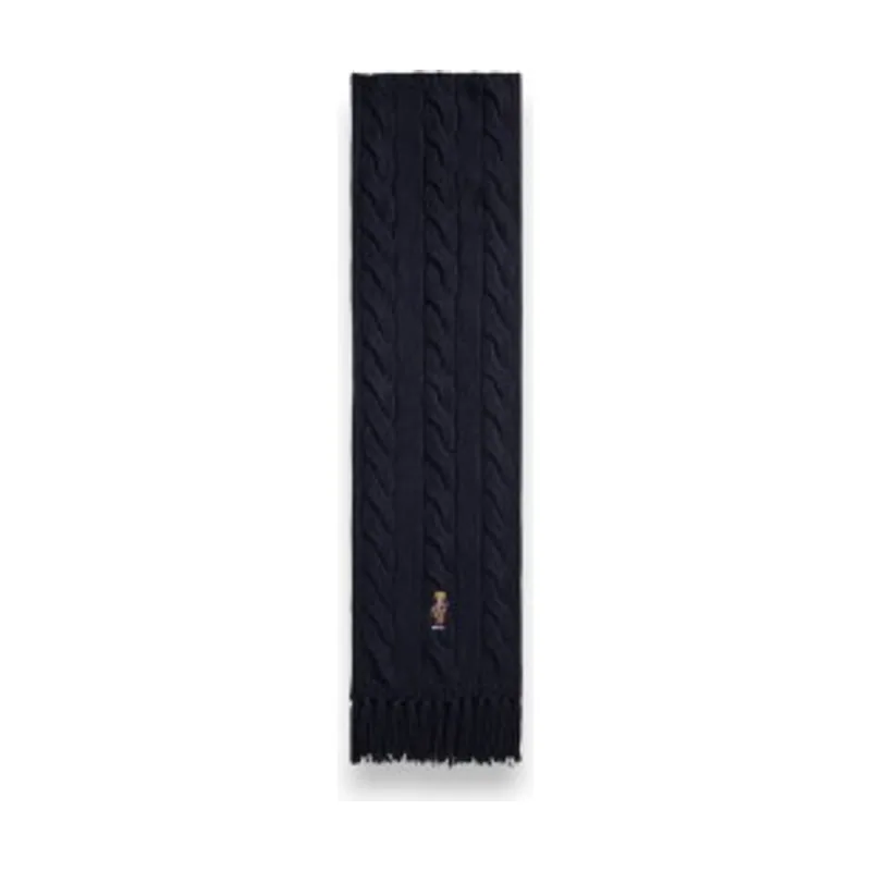 Polo Ralph Lauren Bufanda en punto de ochos con Polo Bear 455P18119001