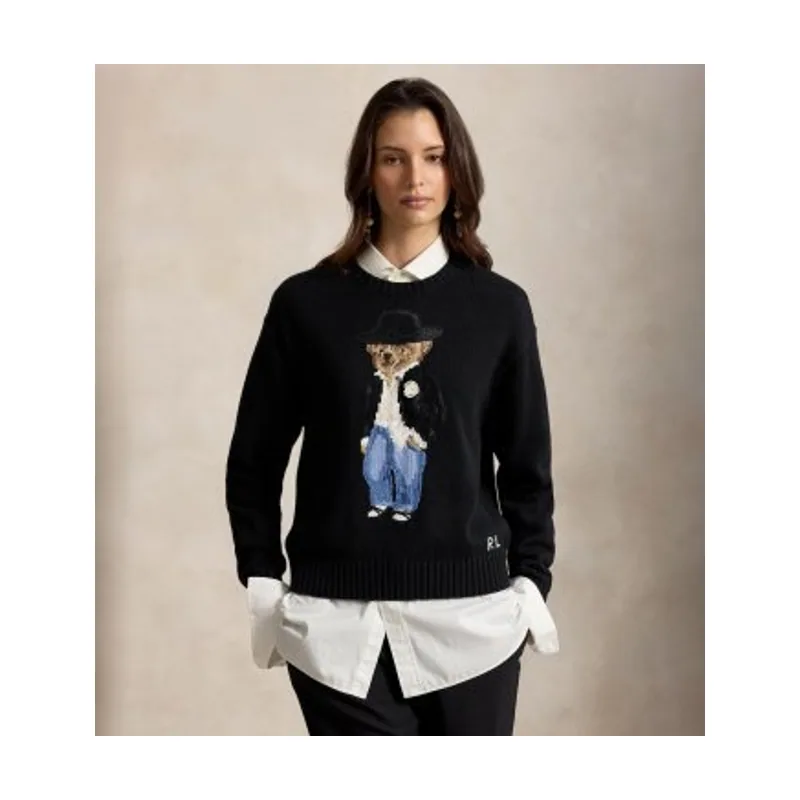 Polo Ralph Lauren Jersey de algodón con Polo Bear 211B23918001