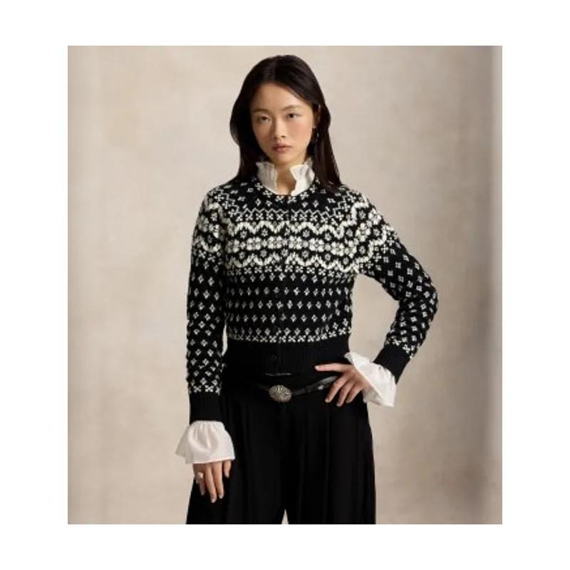 Polo Ralph Lauren Cárdigan Fair Isle de mezcla de lana 211B23907001