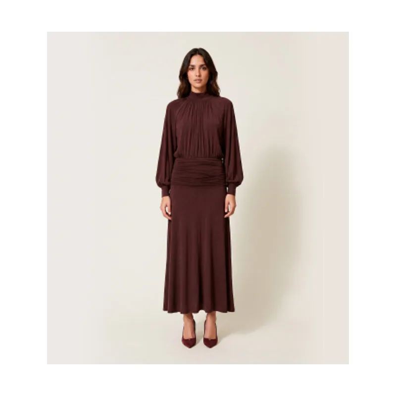 Twinset Vestido largo con drapeados 262TF2061