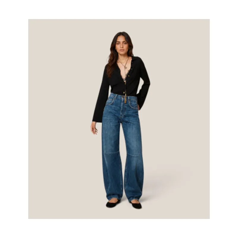Twinset Jeans horseshoe con cinco bolsillos 262TT2010