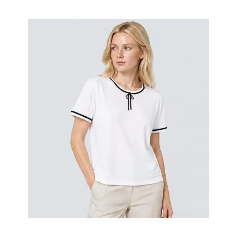 Twinset Camiseta con pasamanería y lazo 262TT2550