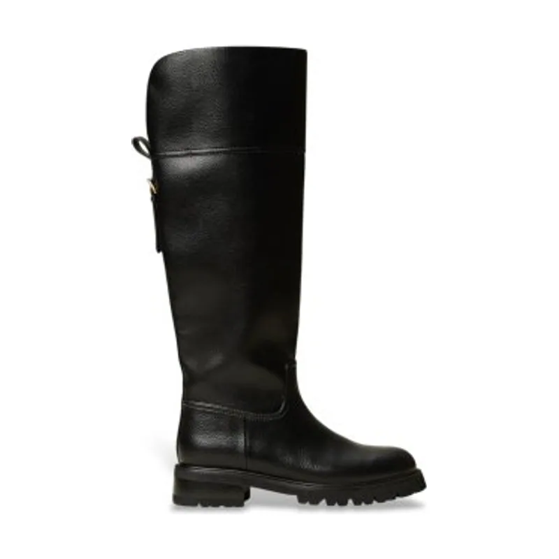 Twinset Botas altas de piel con correa 262TGT140
