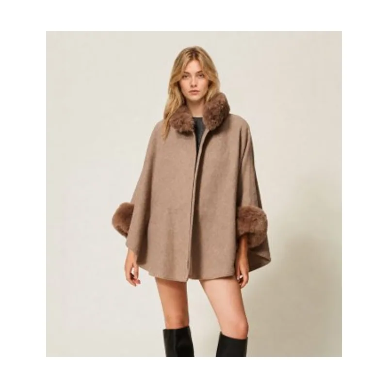 Twinset Poncho de paño 262TO5730