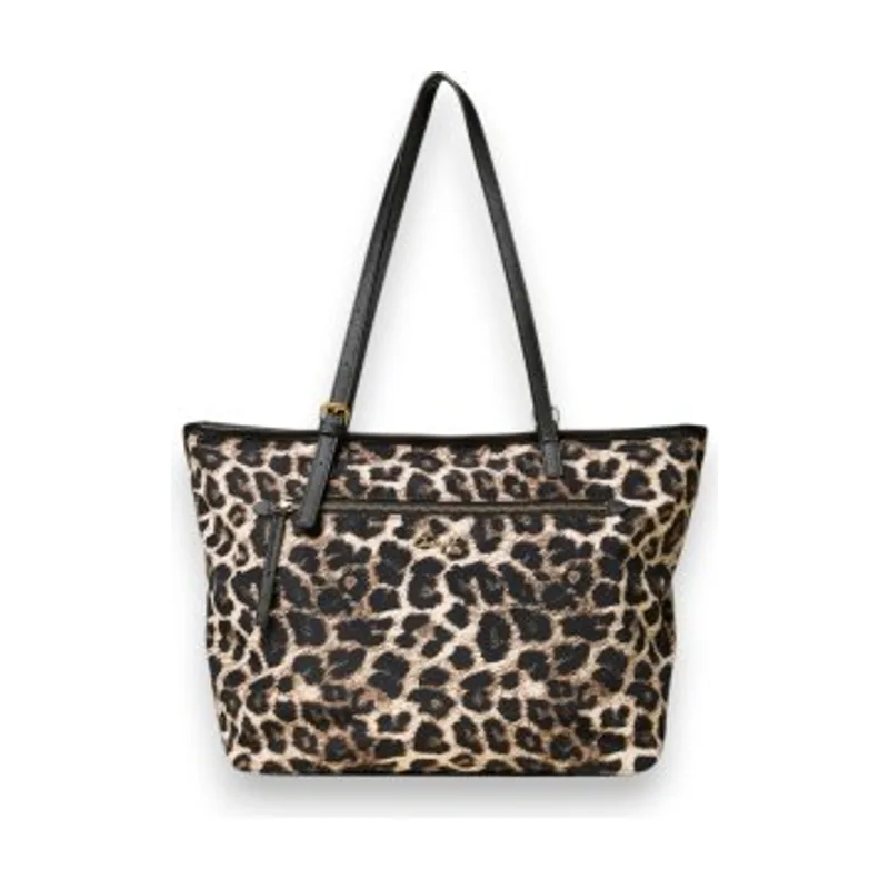 Twinset Bolso shopper con estampado animal print 262TD8070