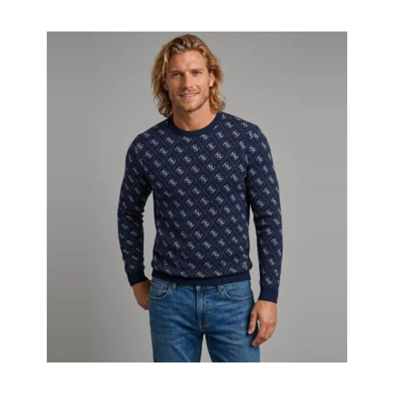Guess Jersey Martin 4G Logo Jacquard M6YR11Z0916