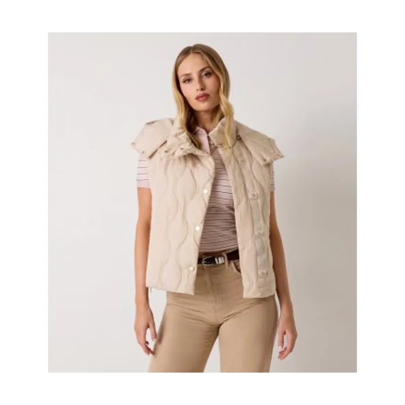 Guess Chaleco acolchado con capucha W6YL13W2883