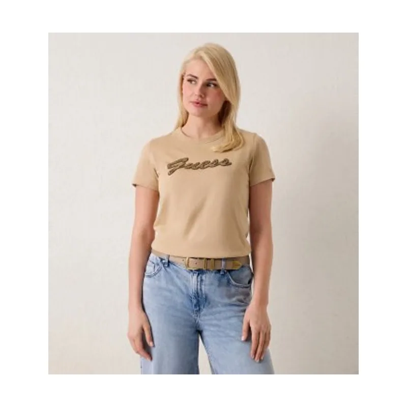 Guess Camiseta con logo de cuentas W6YI29K4348