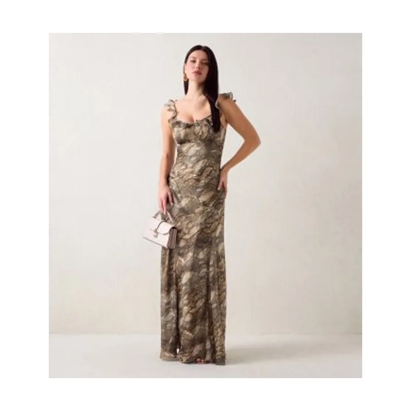 Guess Vestido Largo estampado W6YK29W2939