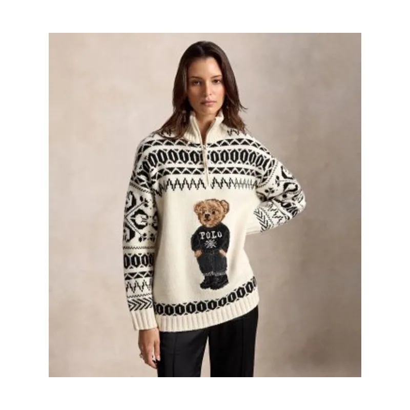 Polo Ralph Lauren Jersey de lana y cachemira con Polo Bear 211B23908001