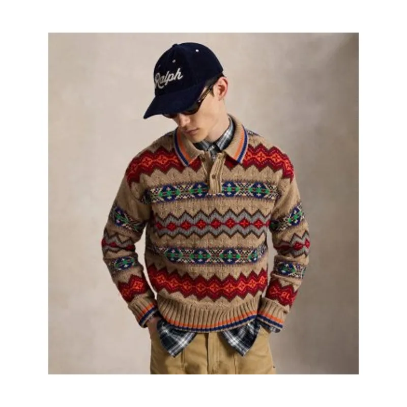 Polo Ralph Lauren Jersey Fair Isle de mezcla de lana 710B23901001