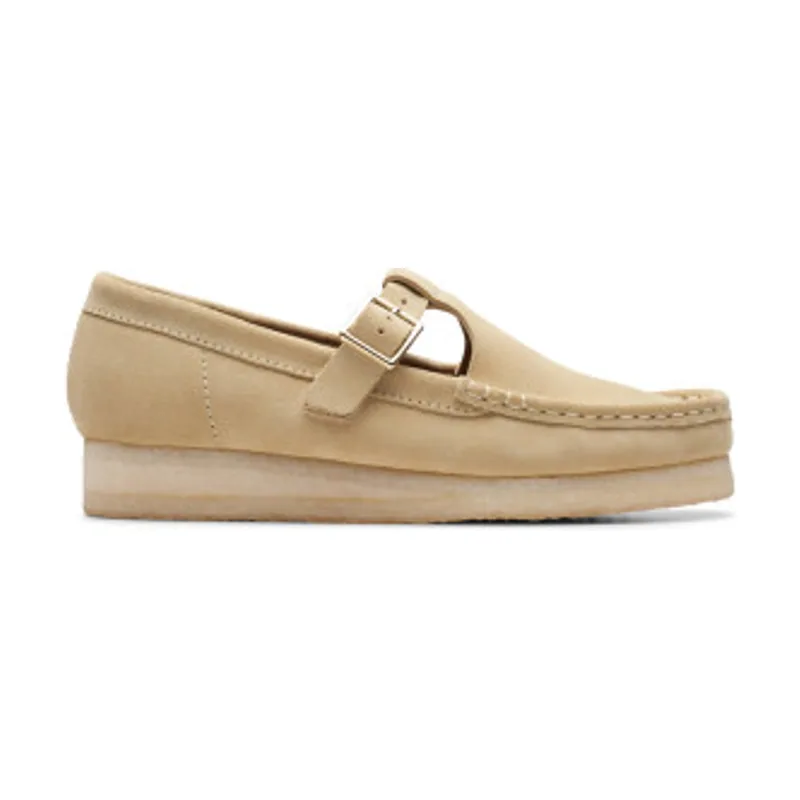 Clarks Zapatos de piel Wallabee T Bar 26175665