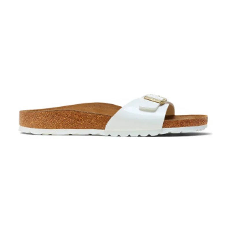 Birkenstock Sandalias de Piel Madrid Birko-Flor Patent (Ajuste Estrecho) 1005310
