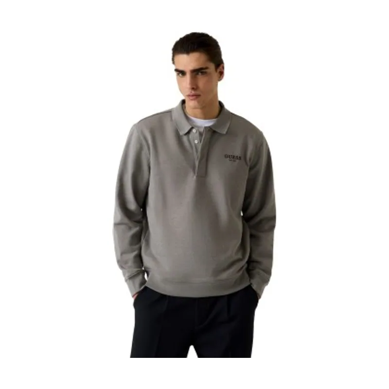 Guess Sudadera tipo polo de manga larga M6BQ23K6163