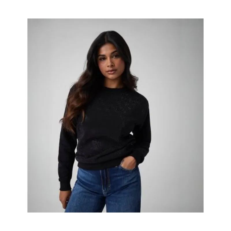 Guess Sudadera con cristales 4G allover W6BQ14K6060