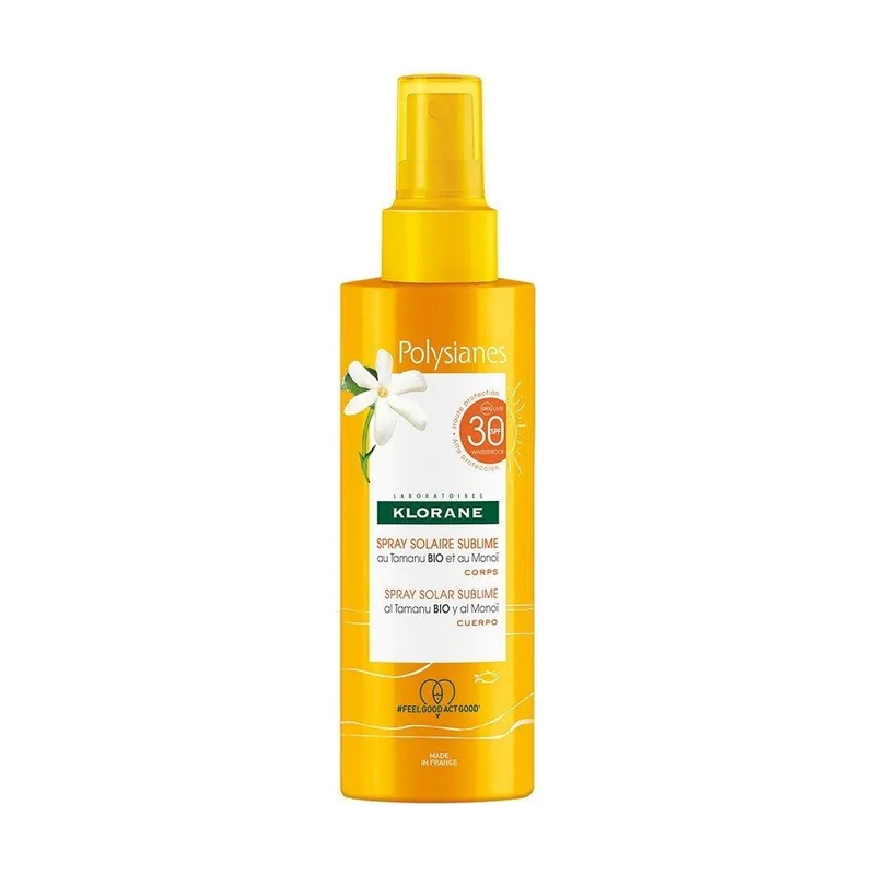 Polysianes Spray Solar Sublime al Monoï y Tamanu Bio SPF30