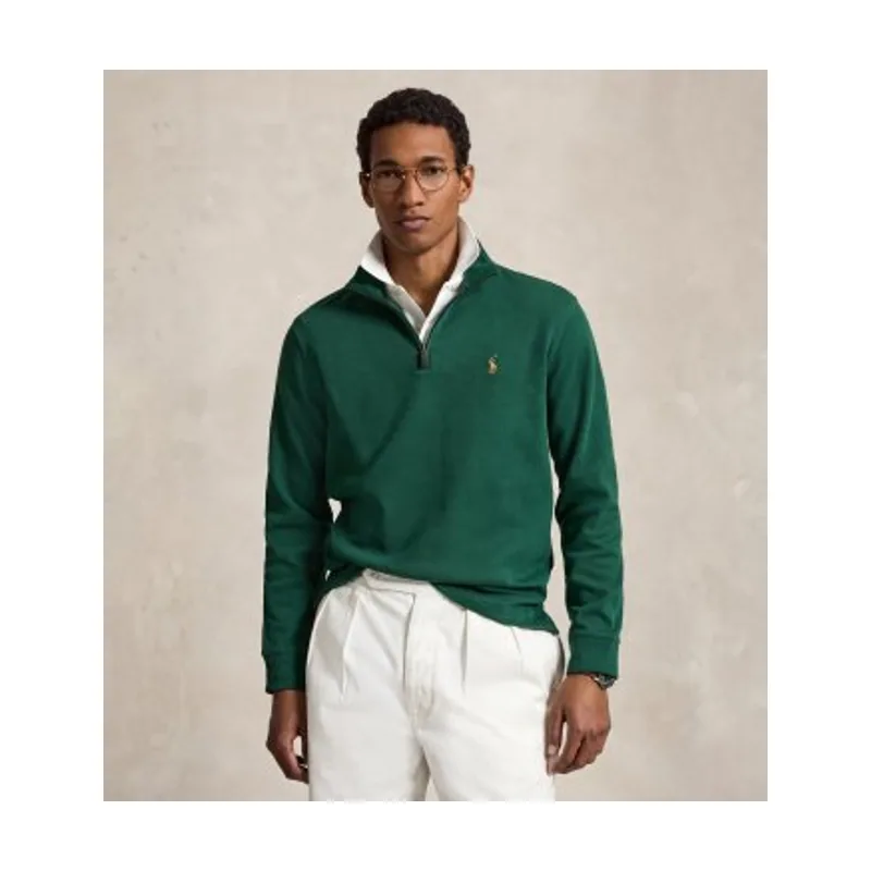 Polo Ralph Lauren Jersey Estate-Rib con cremallera corta 710P07411501