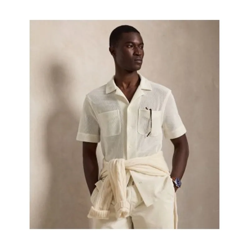 Polo Ralph Lauren Camisa de pointelle con textura 710B18536002