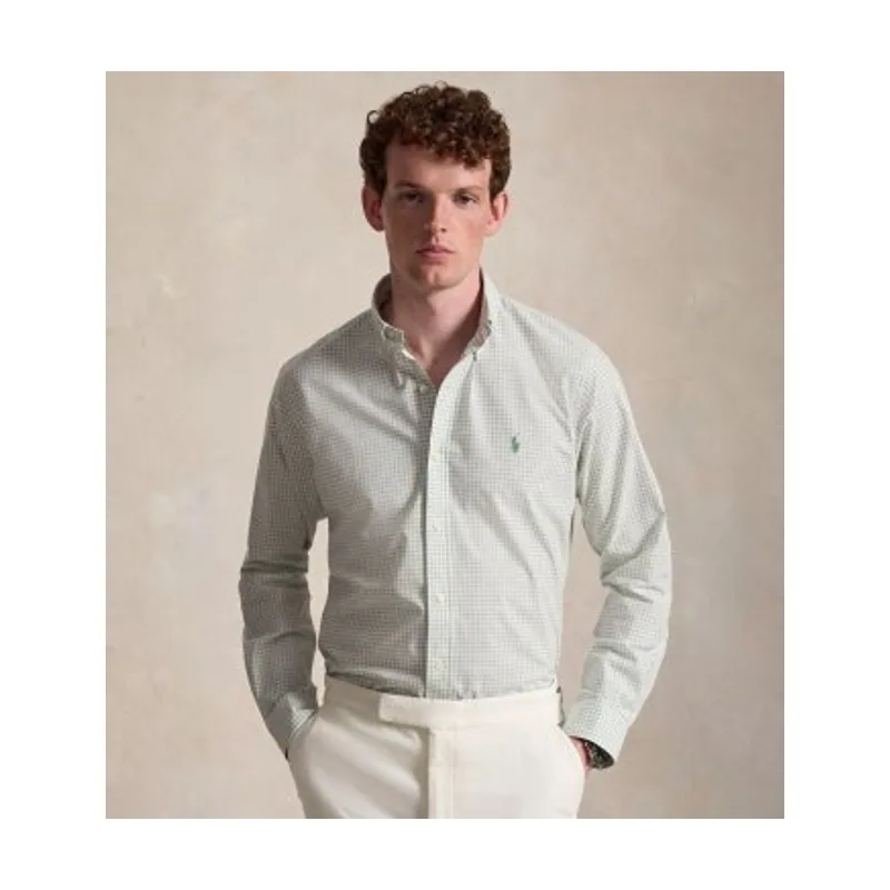 Polo Ralph Lauren Camisa de popelina elástica Custom Fit 710B22585001