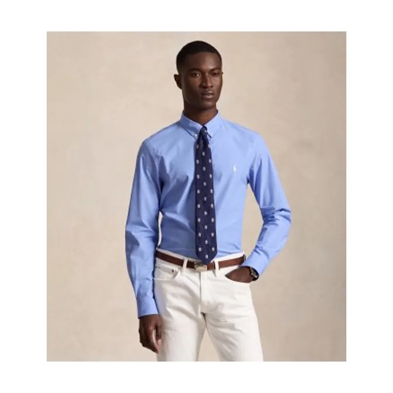 Polo Ralph Lauren Camisa Slim Fit de popelina elástica 710929348502