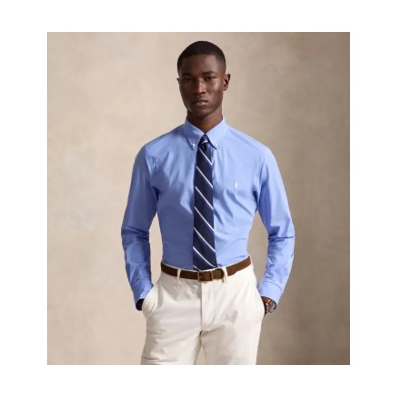 Polo Ralph Lauren Camisa de popelina elástica Custom Fit 710929349501