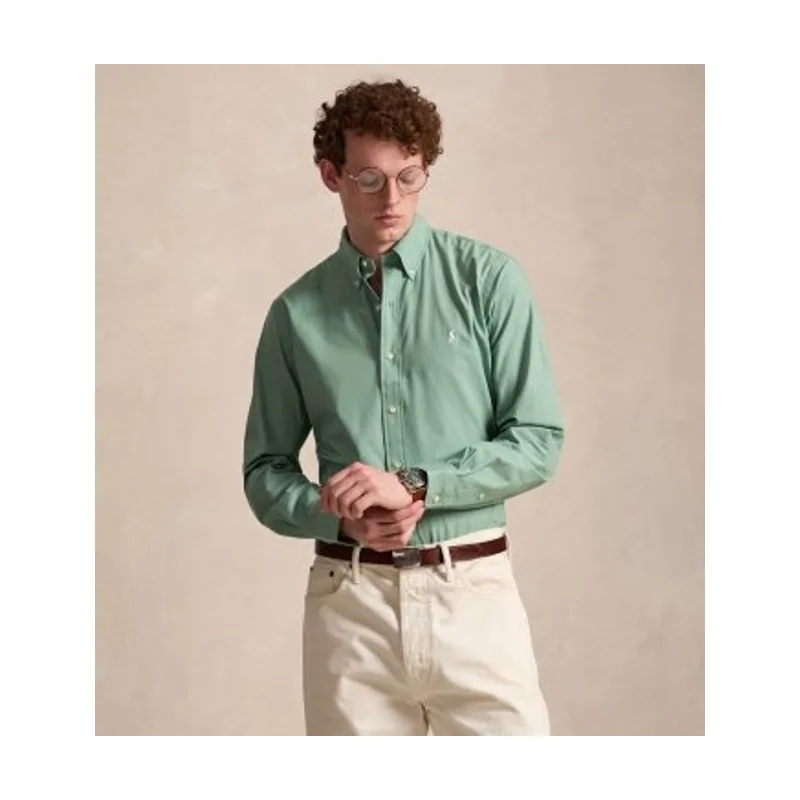 Polo Ralph Lauren Camisa de popelina elástica Custom Fit 710929349504